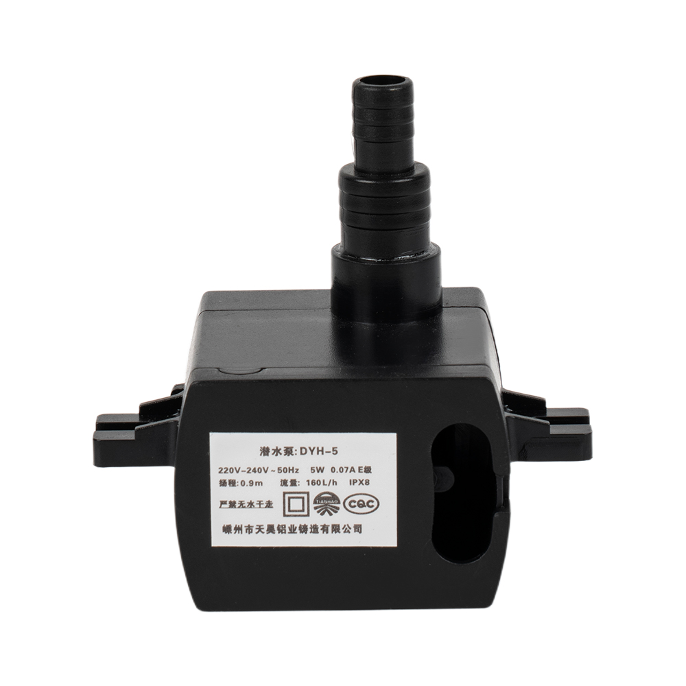 DYH-5 Anti-tørrbrennende 5W vannpumpe med fotdesign for elektriske apparater